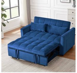 Adjustable Backrest Sleeper Sofa Bed, 3 in 1