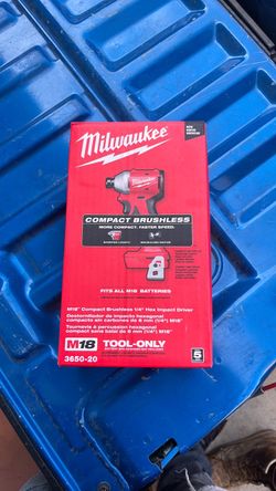 Milwaukee M18 Compact Brushless Impact Driver Tool-Only