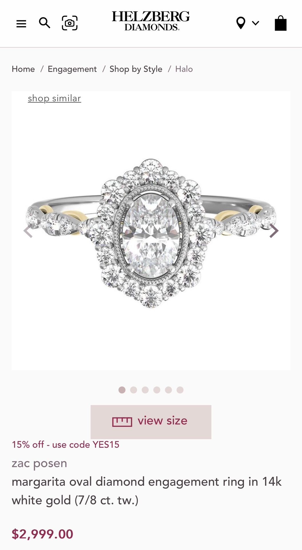 New Zac Posen Engagement Ring