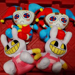 Set of 4 Plushies New 