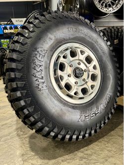 Big Sale. On method beadgrip 15” machine or black wheels & 35x10-15 tires For Polaris Kawasaki Speed UTV Segway CFMOTO 5 lug SXS UTV
