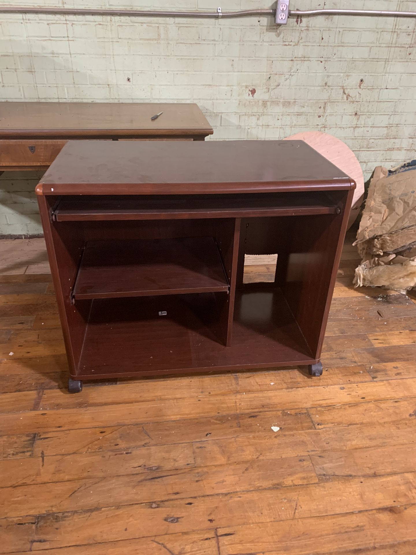 Desk And Book Case 