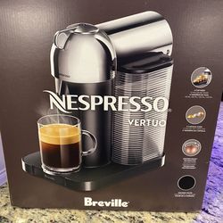 NIB Nespresso Vertuo Breville Coffee Machine