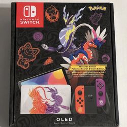 Nintendo Switch – OLED Model: Pokémon Scarlet & Violet Edition
