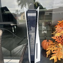 Ps5 Disc With Red Controller And Headset