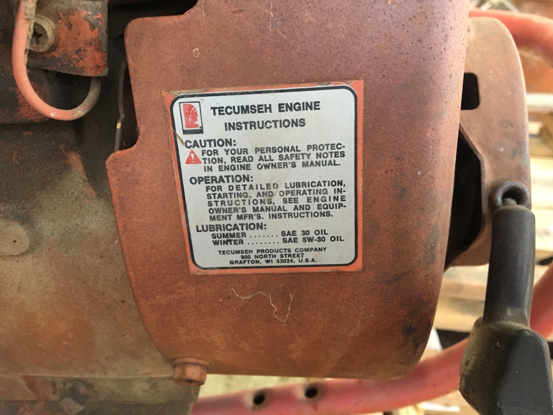 Vintage Troy Bilt Garden Way 20” Rototiller TH1019 Koehler 7HP for
