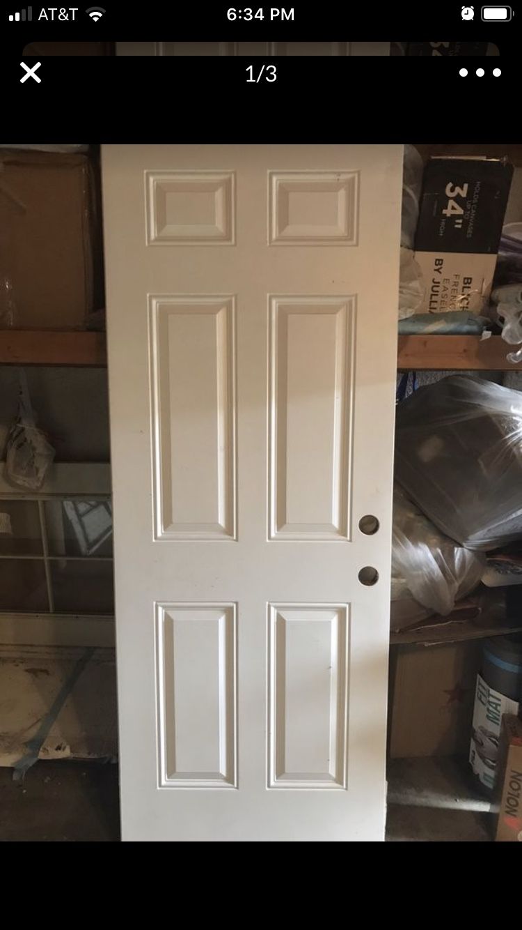 Brand new fiberglass door