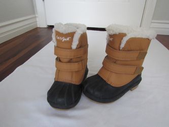 Children's 9 Tan Snow Boots, Cat & Jack