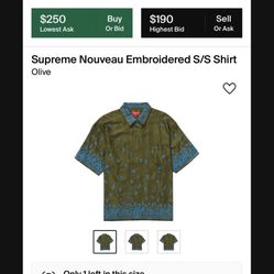 Supreme Nouveau Embroidered 