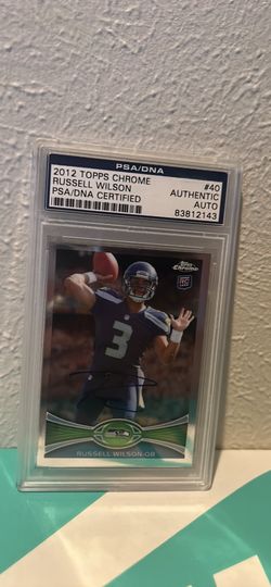 Russell Wilson Rookie Auto