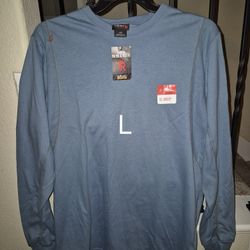 ARIAT FRC DURA STRETCH BLUE PULL OVER SHIRT 