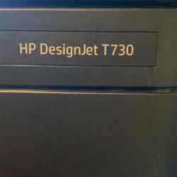 HP Design Jet T730 Black Plotter