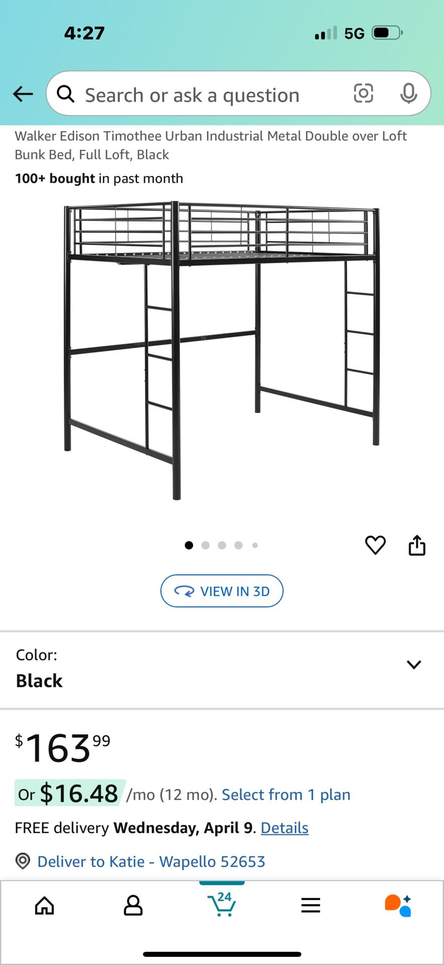 Full Size Bunk Bed Frame