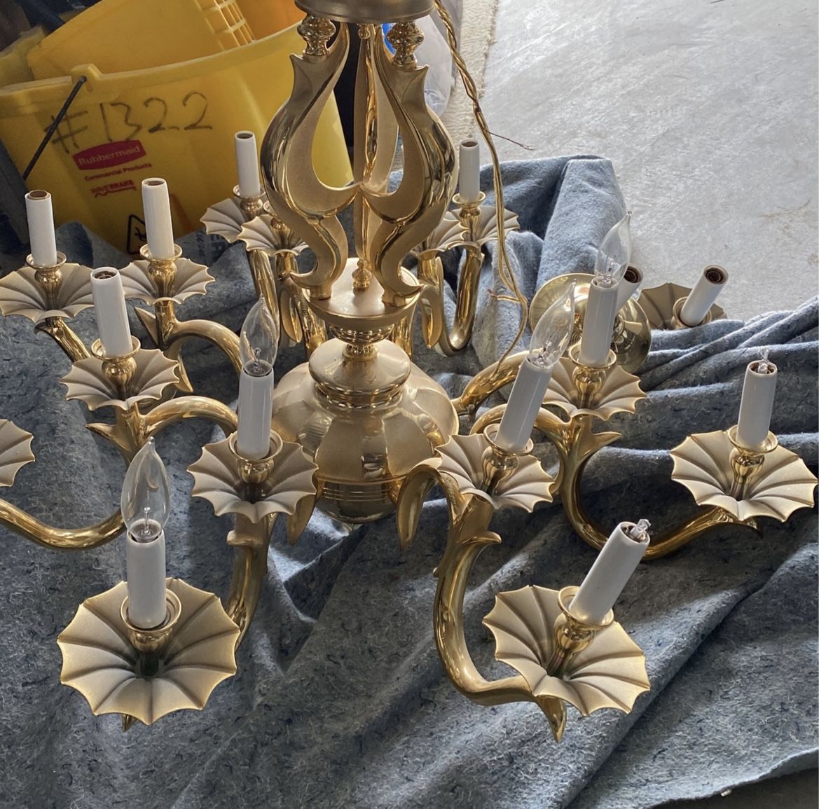 Gold Chandelier