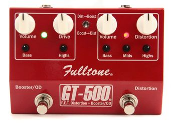 Fulltone GT-500 FET Distortion Booster Overdrive Effect Pedal