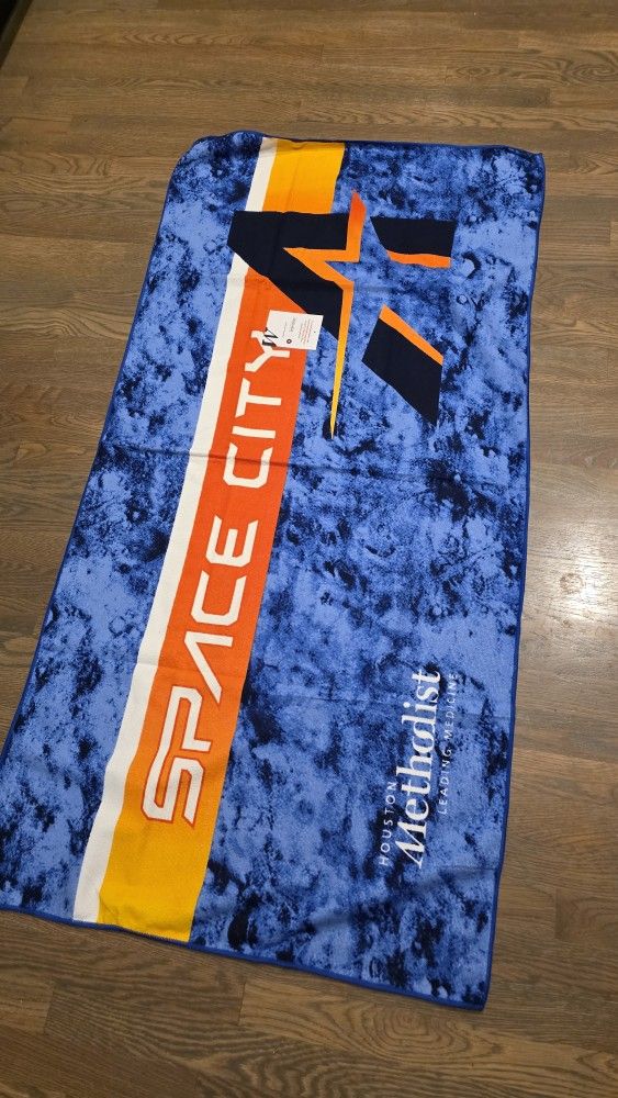 Houston Astros Space City Beach Towel