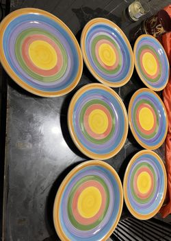 Colored Dinner plates