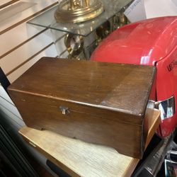 Vintage antique wooden box