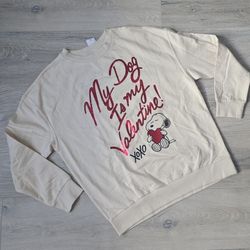 Peanuts Snoopy Valentines Sweatshirt 