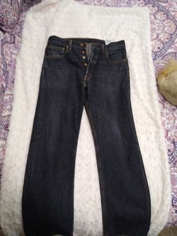 Used Black Levi's 501 W33L32