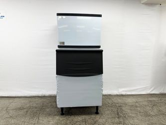 NSF 500 lb Air Cooled ice maker machine SK-520+B375-ice bin