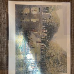 John C. Terelak Boston Public Garden Framed Painting