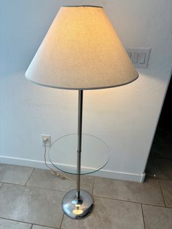 Mid Century Table Top Floor Lamp