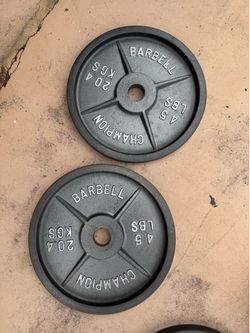 Pair of 45lb plates