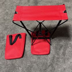  2 Travel, Camping, Outdoor Picnic Stool Bench Chair