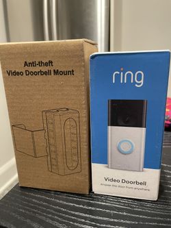 Unopened Ring Video Doorbell 2nd Gen W/ Doorbell Mount