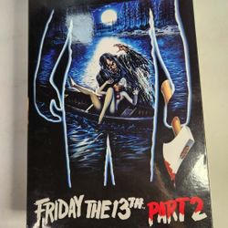 NEW NECA Friday The 13th Part 2 Action Figure Reel Toys Horror Crystal Jason