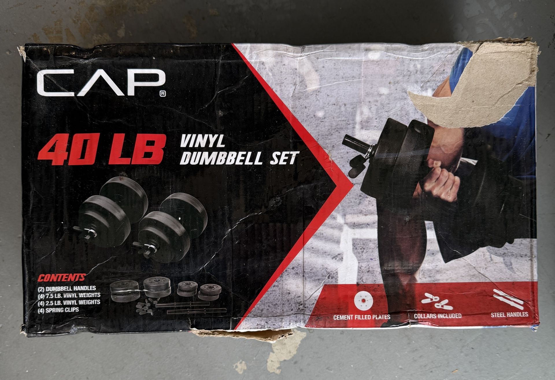 CAP 40 lbs Barbell Set