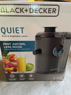BLACK+DECKER Quiet Fruit & Vegetable Juicer