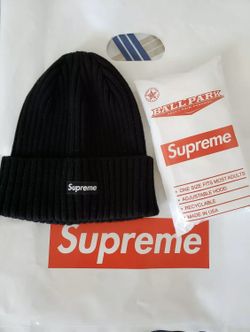 SUPREME Overdyed Beanie (SS20) Black - Excellent Condition!! Save $$