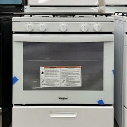 Whirlpool 30 inch 5 Burner Freestanding Gas Range in White