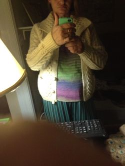 Irish knit sweater