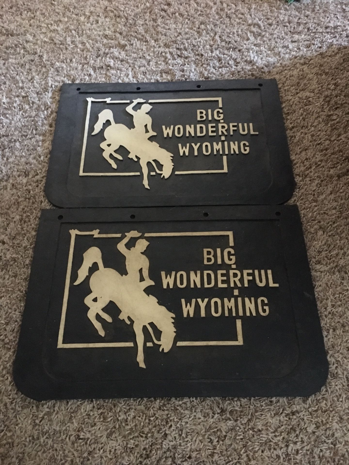 NOS WYOMING MUD FLAPS