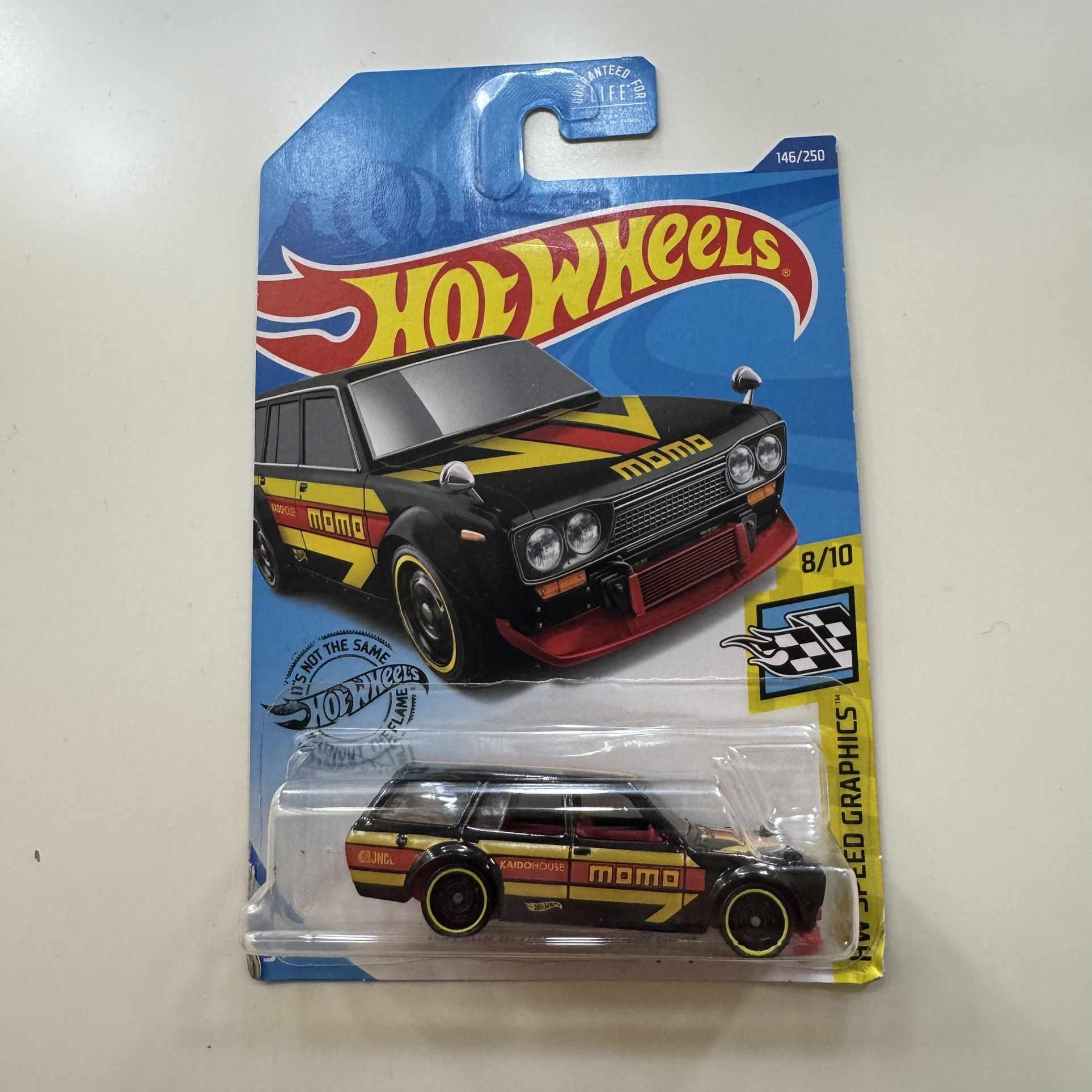 Hot Wheels Datsun Bluebird Wagon Momo Black