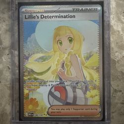 Lillies Determination Full Art Trainer Card