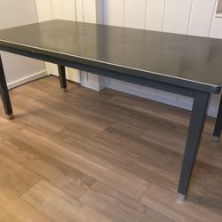 Vintage Table Science Desk Metal