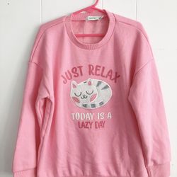 Pink fleece Sweatshirt for girls