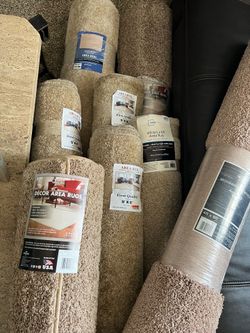 Area rugs.
