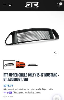 2015-2017 GT FORD MUSTANG grill set