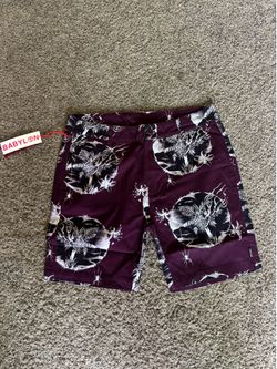 Babylon burgundy shorts
