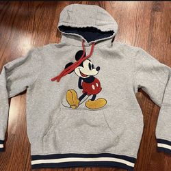 Vintage Disney Mickey Mouse Hoodie Sweatshirt Adult XS