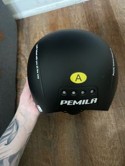 Pemila Matte Black Helmet