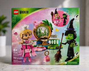 LEGO Wicked Glinda, Elphaba Dormitory Playset 75682 - New in Box