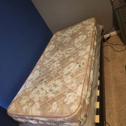 Twin Mattress,box Spring And Frame