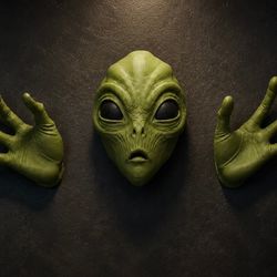 Alien Wall Display