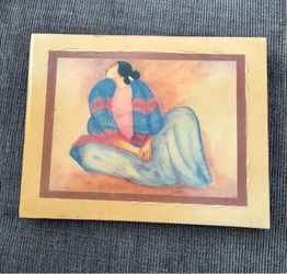 Vintage RC Gorman Navajo Cristal wall art